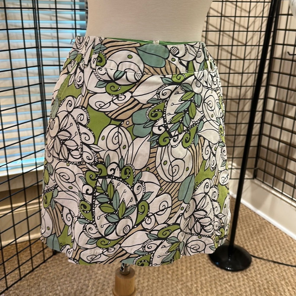 Cotton golf skort